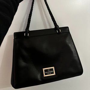 Vintage Black Valentino Sequin Tote